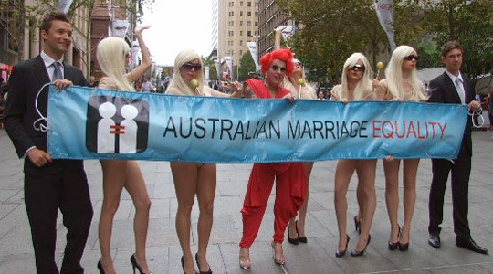 Sydney goes Gaga for gay marriage