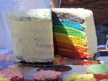 rainbow cake