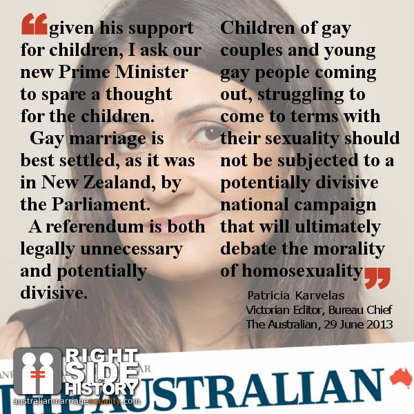 Parliament is the Best Forum for Marriage Equality