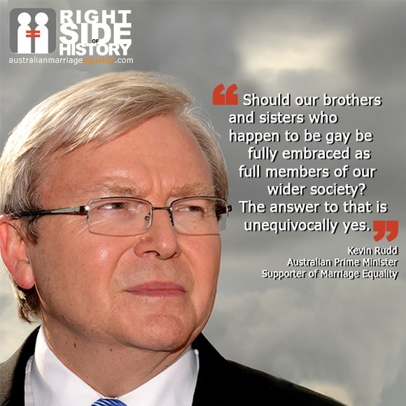 Media Release: Rudd’s Election as P.M. Opens Up New Chapter in Marriage Equality Debate