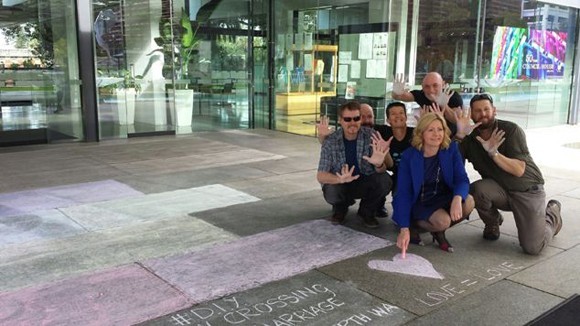 Perth’s Lord Mayor Supports Rainbow Demonstration