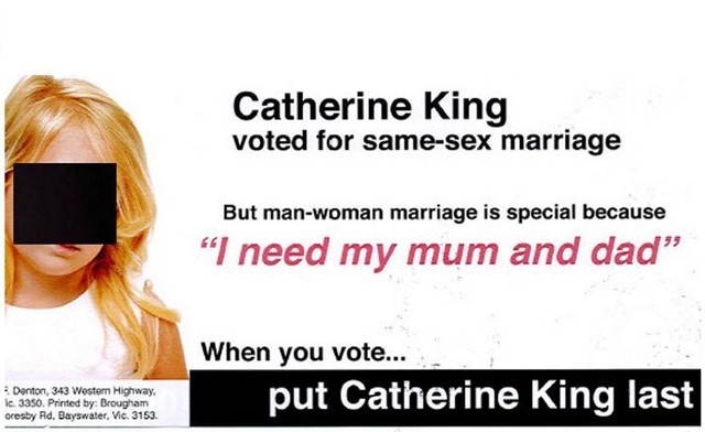 Ballarat Surgeon Peter Denton Distributed Anti-Marriage Equality Pamphlet