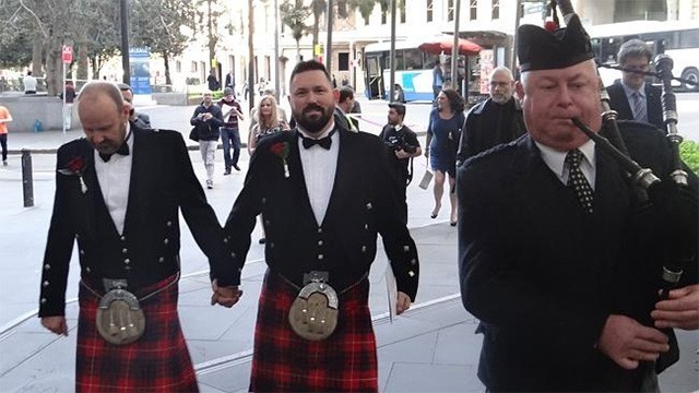 Gordon Stevenson And Peter Fraser Marry In Australia Under British Law