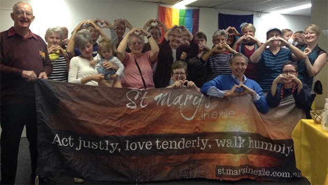 Brisbane Catholic Priest and parishioners call for marriage equality.