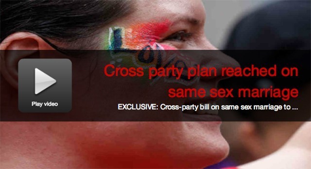 Cross party plan reached on same sex marriage