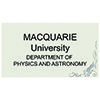 Macquarie University – Department of Physics and Astronomy